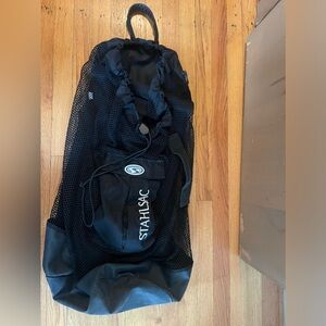 Black Stahlsac Mesh Dive Bag
